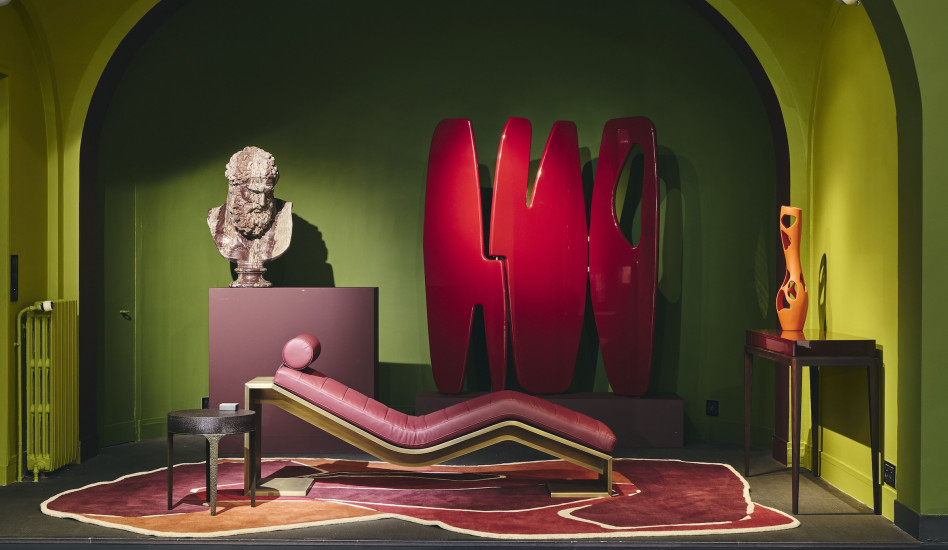 Оттенки Little Greene в экспозиции парижской галереи Secret Gallery